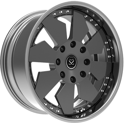 2-piece ha forgiato la ruota profonda 6x139.7 a 22 pollici della lega di alluminio del piatto dell'automobile per Land Cruiser Prado