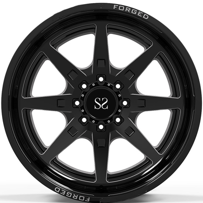 il nero di lucentezza 22x10, 22x12 e 22x14 che macina Windows 4x4 spinge/in profondità orli di Off Road forgiati labbro