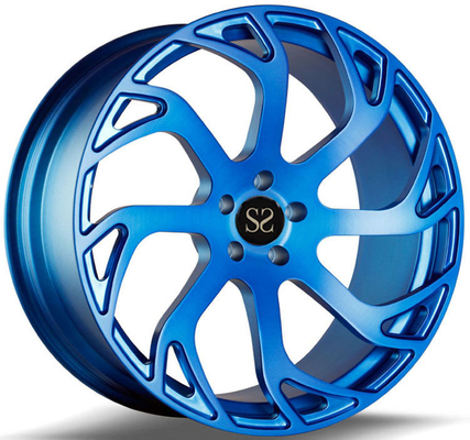 20 ruote forgiate blu su ordinazione fatte della lega di alluminio 6061-T6 per Ford 5x108