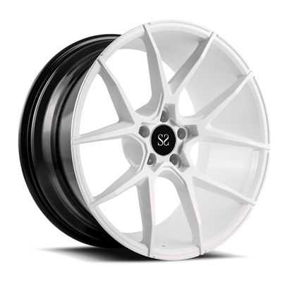 Iper argento a 21 pollici 1 - orli della lega dell'automobile forgiati PC per Porsche 911 5x130 Monoblock