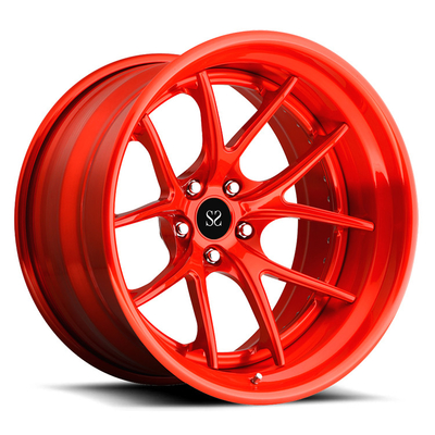 L'automobile d'argento su misura del PC 2 borda 18 19 20 21 22 23 pollici per Lamborghini, Ferrari, Toyota, Nissan, Audi, Porsche,