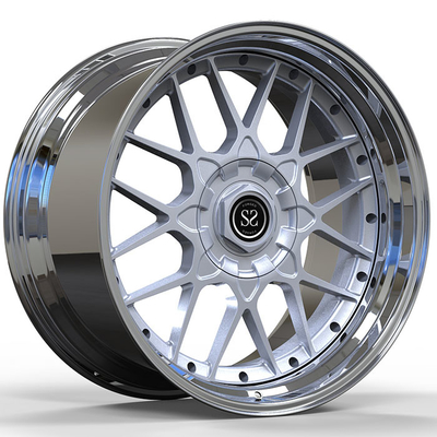 L'abitudine di Ferrari 458 ha vacillato la ruota forgiata polacca a 20 pollici 2-PC borda la lega di alluminio 6061-T6 5x114.3