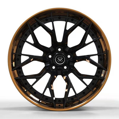 Gli orli bronzei lucidati 20x11 per M6 2-Piece hanno forgiato gli spazii in bianco di alluminio della ruota