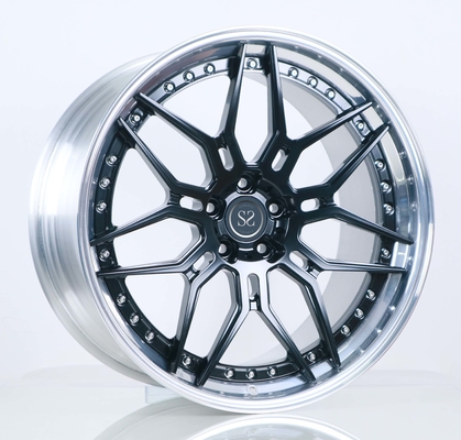Il barilotto lucidato concentrare nero 21x9.5 21x11 di lucentezza ha forgiato le ruote di automobile vacillate per la classe di Mercedes Benz C