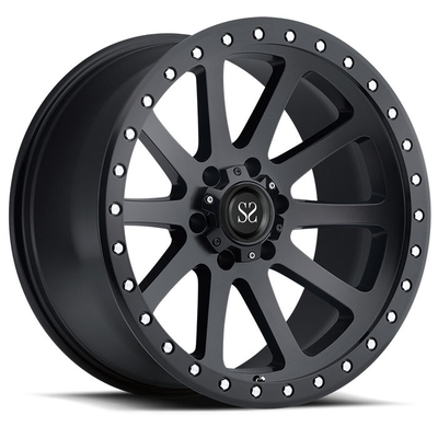 20 22 6 resistenti a 24 pollici x 139,7 5 x 150 5 x 127 su ordinazione Matt Black 4 x 4 ruote forgiate di Off Road