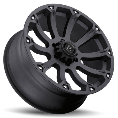 6 x 139,7 5 x 150 5 x 127 su ordinazione hanno forgiato le ruote di alluminio 19 20 22 24 pollici di Matt Black