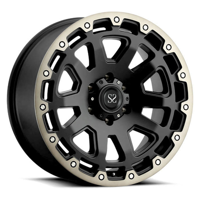 20 22 Off Road forgiato a 24 pollici spingono di PCD 5 x 127 6 x 139,7 5 x 150 6 il nero X135 lavorato
