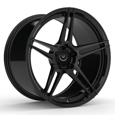 Mustang che nero su ordinazione 5x114.3 di 1 pezzo un iper la GT borda la lega a 19 pollici di Monoblock ha forgiato le ruote