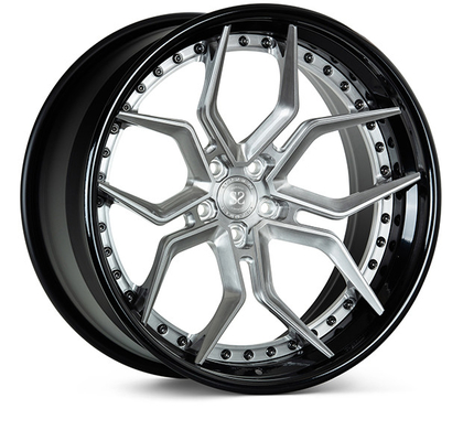 Cadillac Ferrari 5x120 ha forgiato la lega delle ruote A6061 T6 con H-PCD 5X114.3