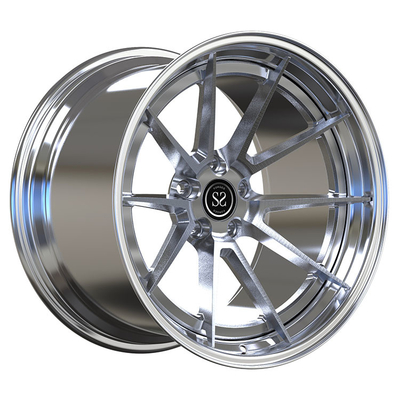 Toyota Supra Abflug Supra 5x114.3 Polish 2-PC Forgiato Rims in lega Staggered 19 e 20 pollici