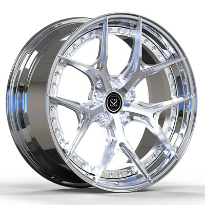 I 2 pezzi polacco hanno forgiato gli orli Taggered 19 21 pollice di 5x112 misura ad Audi RS5