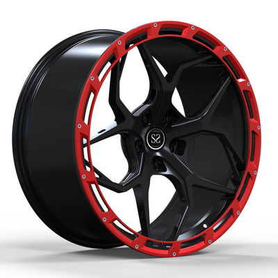 Ruote a 22 pollici forgiate di Matte Black 5x130 per la lega di alluminio della classe 6,3 di G