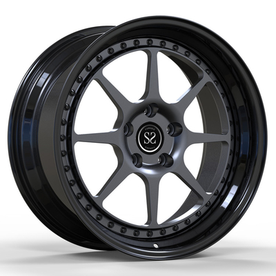 Un centro di 2 del pezzo ruote forgiato del barilotto Matte Dark Grey 19inch 19x9 20inch 20x11