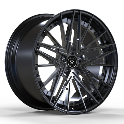 VIA/JWL Standard Nero spazzolato 21X10 e 21X11 Rim personalizzati per 2 PC per BMW M5 2025 -75-90 ET