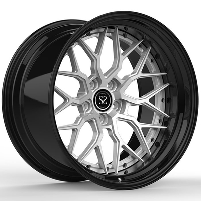 VIA lucidato 2 pezzi ha forgiato le ruote 5x120.65 su ordinazione concavo eccellente