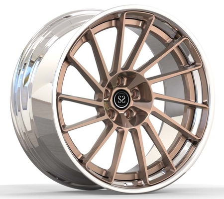 Spazzolato ha lucidato 2 pezzi ha forgiato le ruote per Porsche Macan ha vacillato 21inch