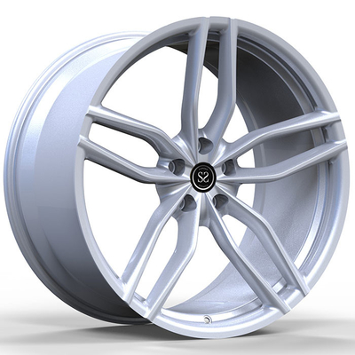 Spec. 5x130 di Matt Silver 6061-T6 Rim Porsche Forged Wheels Custom hanno vacillato
