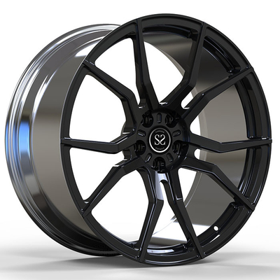 Monoblock forgiato lucidato su ordinazione borda il modello di 5x112 Bolt 23 pollici di orlo di 6061-T6