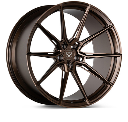 Monoblock progettazione di Vossen di 1 pezzo ha forgiato il nero di lucentezza degli orli 24inch per le ruote di automobile di lusso