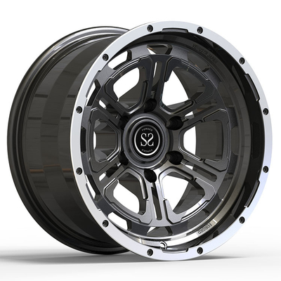 17inch Monoblock forgiato pistola borda il fronte lavorato metallo 6x139.7 si è adattato a Land Cruiser