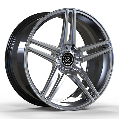 1 pezzo 5x112 ha forgiato le ruote con l'argento del modello di PCD per Mercedes GLS